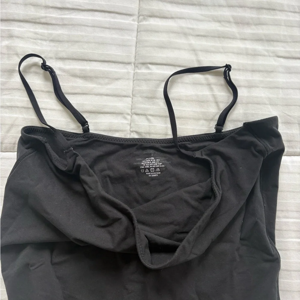 SkimsBlack Spaghetti Strap Bodysuit - Picture 2 of 2